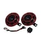 Aftermarket HELLA 003399801 Supertone Universal 12V High Tone/Low Tone Twin Horn Kit Red ELL70-0074 - alternate 1